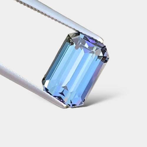 Flawless 4.05 CT Excellent Cut Natural Unheated Mermaid Color Tanzanite Gemstone from Tanzania.