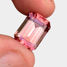 Load image into Gallery viewer, Flawless 9.80 CT Excellent CT Natural Peach 🍑 Color Tourmaline Gemstone from Afghanistan.
