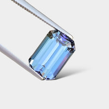 Load image into Gallery viewer, Flawless 4.05 CT Excellent Cut Natural Unheated Mermaid Color Tanzanite Gemstone from Tanzania.