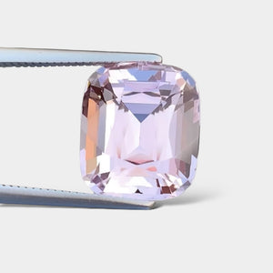 Flawless 5.83 CT Excellent Cushion Cut Natural Pink Morganite Gemstone from Nigeria.