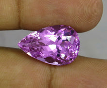 Load image into Gallery viewer, Flawless 19.16 CT Pear Shape Natural Pink Kunzite from Afghanistan.