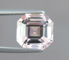 Load image into Gallery viewer, Flawless 3.55 CT Excellent Asscher Cut Natural Peachy Pink Natural Imperial Topaz from Katlang Mine Pakistan.