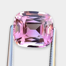 Load image into Gallery viewer, Flawless 3.81 CT Excellent Step Cushion Natural Pink Tourmaline Gemstone from Afghanistan.