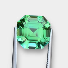 Load image into Gallery viewer, 6.60 CT Excellent Asscher Cut Beautiful Color Natural Tourmaline Gemstone from Afghanistan.