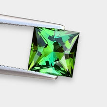 Load image into Gallery viewer, Flawless 2.0 CT Excellent Princess Cut Natural Tourmaline Gemstone from Afghanistan.