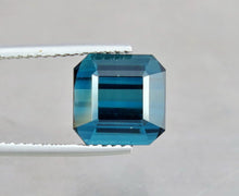 Load image into Gallery viewer, FL 6.30 Carats Top Quality Perfect Square Emerald Cut Blue Natural Tourmaline.