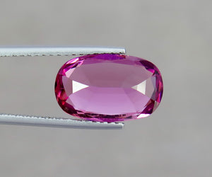 Flawless 5.75 Carats Natural Pink Excellent Cut Tourmaline Gemstone from Afghanistan