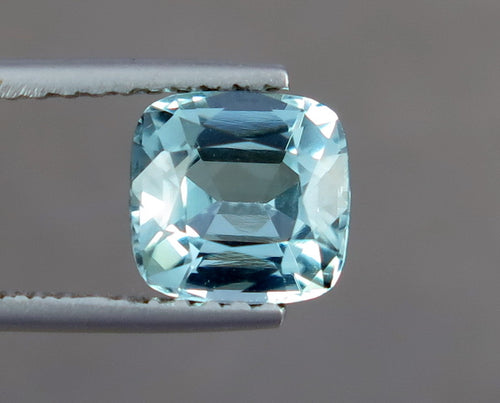 FL 1.65 Carats Natural Sky Blue Excellent Cut Tourmaline Gemstone from Afghanistan.