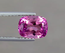 Load image into Gallery viewer, Flawless 2.26 Carats Natural Pink Cushion Shape Tourmaline Gemstone from Afghanistan.