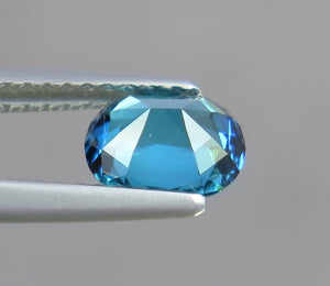 Flawless 1.0 CT Excellent Cut Natural Top Sapphire Blue Tourmaline Gemstone from Afghanistan.