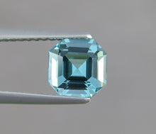 Load image into Gallery viewer, Flawless 1.30 CT Excellent Asscher Cut Top Sky Blue Natural Tourmaline Gemstone from Afghanistan.