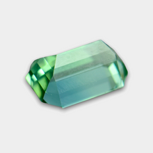 Load image into Gallery viewer, Flawless 3.35 CT Excellent Emerald Cut Natural Green Color Tourmaline Gemstone from Afghanistan.