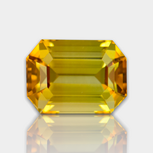 Flawless 8.40 CT Excellent Emerald Cut Natural Golden Brown Color Tourmaline Gemstone from Tanzania.