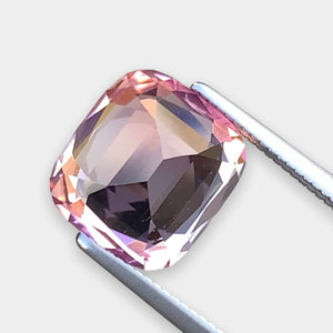 Flawless 3.81 CT Excellent Step Cushion Natural Pink Tourmaline Gemstone from Afghanistan.