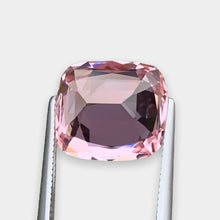 Load image into Gallery viewer, Flawless 5.35 CT Excellent Step Cushion Natural Baby Pink Tourmaline Gemstone from Afghanistan.