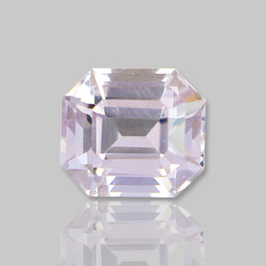 Flawless 1.84 CT Excellent Long Asscher Natural Morganite from Nigeria.