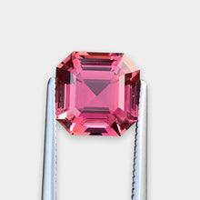 Load image into Gallery viewer, 2.90 CT Excellent Asscher Cut Natural Pink Tourmaline Gemstone from Afghanistan.