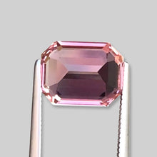 Load image into Gallery viewer, Flawless 4.15 CT Excellent Emerald Cut Natural Baby Pink Tourmaline Gemstone.